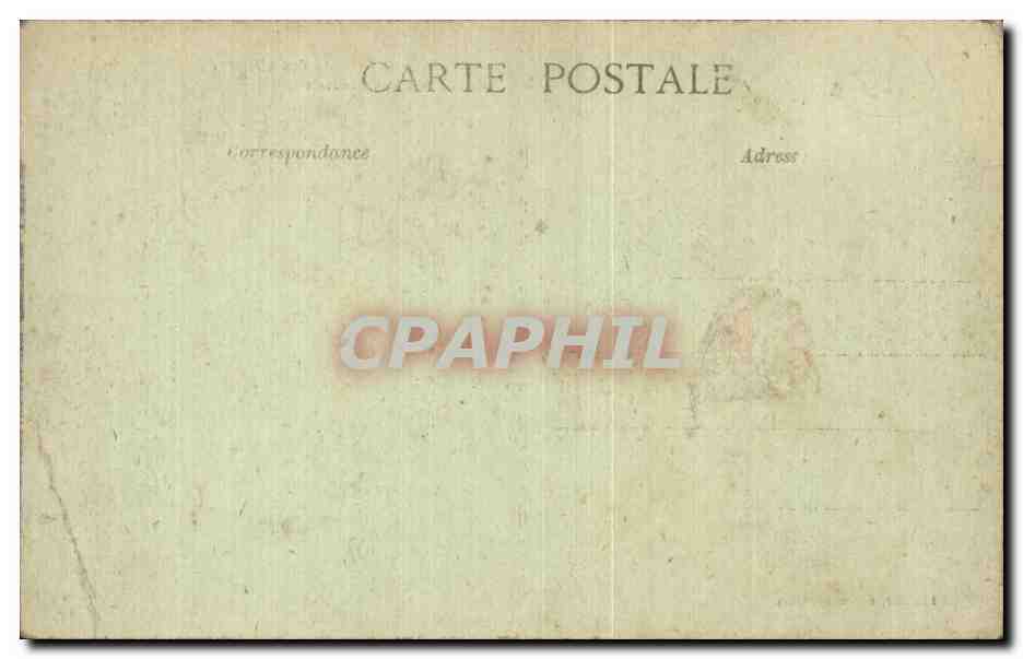 CPA Militaria Reims dans les ruines apres la retraite des allemands Place d Erlon vers la cathedrale — Rückseite