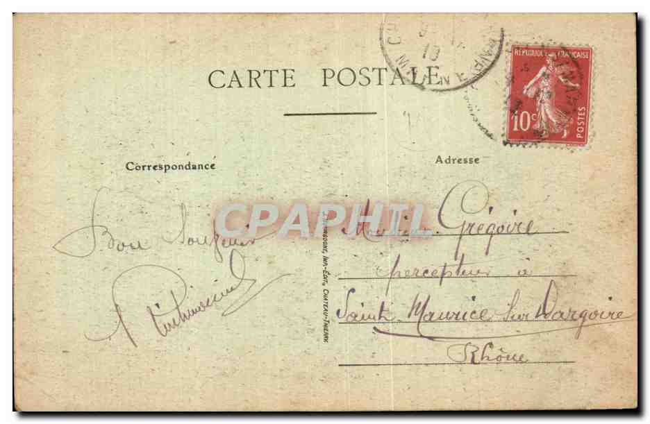 Châtillon-sur-Marne — Ruines après la Bataille de la Marne — Édition V. Plussat — Reverso