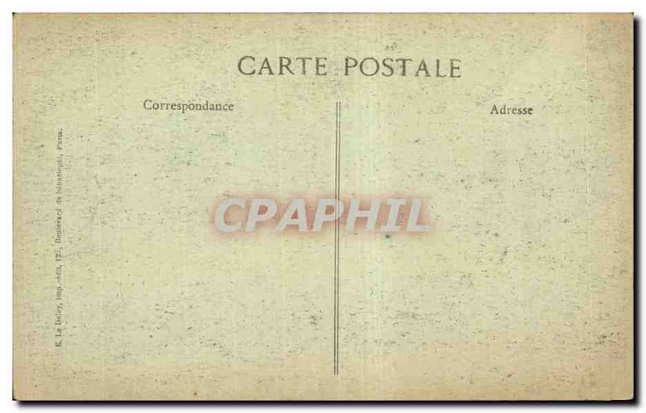 Paris - Revue du 14 Juillet 1917 - Militaria - Place de la Nation - CPA  — Rückseite