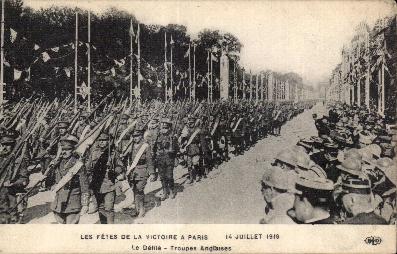 Paris - Fetes de la Victoire - 14 Juillet 1919 - CPA 