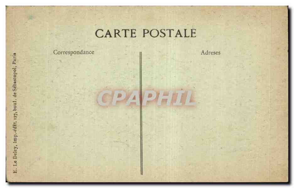 Paris - Revue du 14 Juillet 1918 - Militaria - Le Drapeau Belge - CPA  — Rückseite