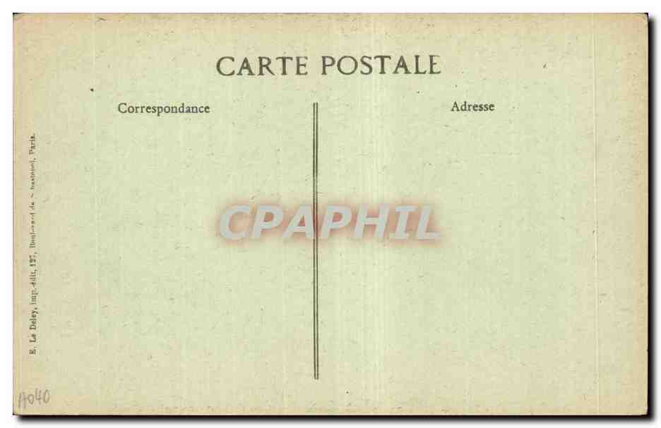 Paris - Revue du 14 Juillet 1917 - Boulevard Saint Michel - CPA  — Rückseite