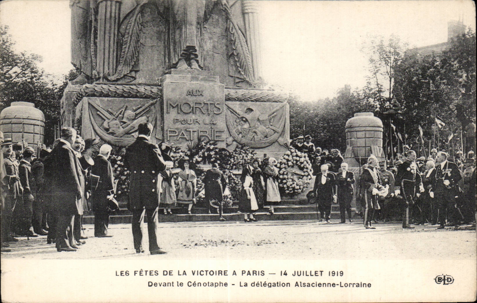Paris - Les Fete de la Victoire - 14 Juillet 1919 - CPA 