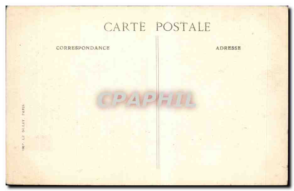 Paris - Les Fete de la Victoire - 14 Juillet 1919 - CPA  — Rückseite