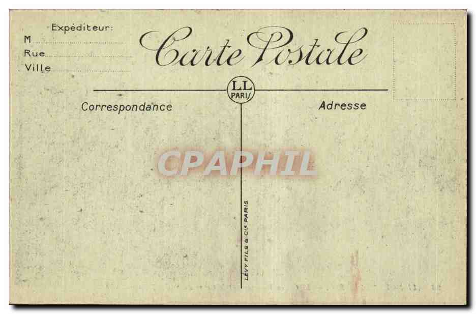 CPA Militaria Paris 11 Novembre 1920 Le canon transportant le corps du soldat inconnu  — Verso