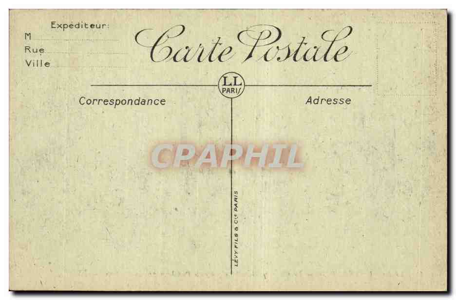 CPA Militaria Paris 11 Novembre 1920 Le coeur de Gambetta porte au Pantheon par un veteran  — Verso