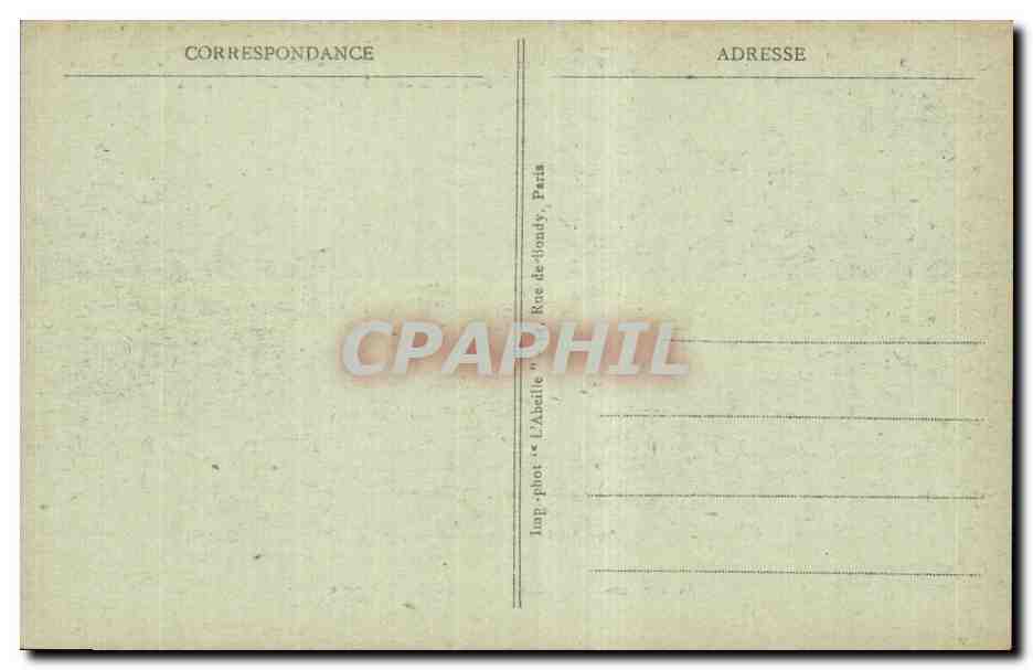 CPA Militaria Paris 11 Novembre 1920 Fetes du cinquantenaire de la Republique Avenue des Champs Elysees Defile drapeaux — Verso