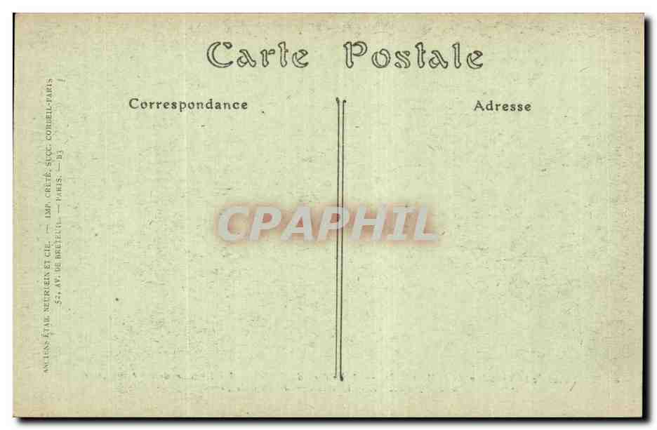 CPA Militaria Paris Fetes de la victoire 14 juillet 1919 Hotel de ville La remise des decorations  — Rückseite