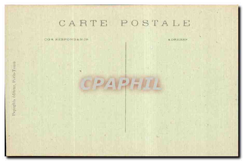 CPA Militaria Paris Revue du 14 juillet 1918 Les veterans a la statue de Washington — Verso