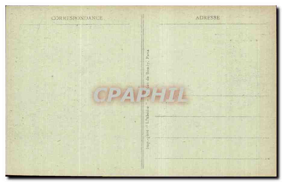 CPA Militaria Paris 11 novembre 1920 Fetes du cinquantenaire de la Republique Les drapeaux passent sous l arc de triomph — Verso