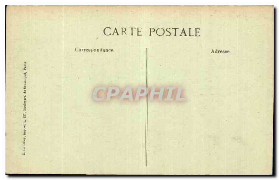 CPA Militaria Paris Le 14 juillet a Paris en 1916 Nos poilus venus du front  — Verso