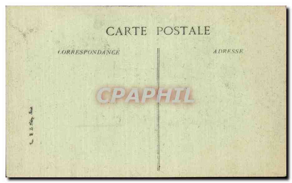 CPA Dans la Somme Le chateau des princes de Conde a Le Plessier  — Rückseite