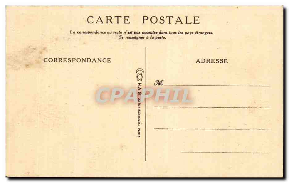 CPA Militaria En action Front Ouest Canon  — Rückseite