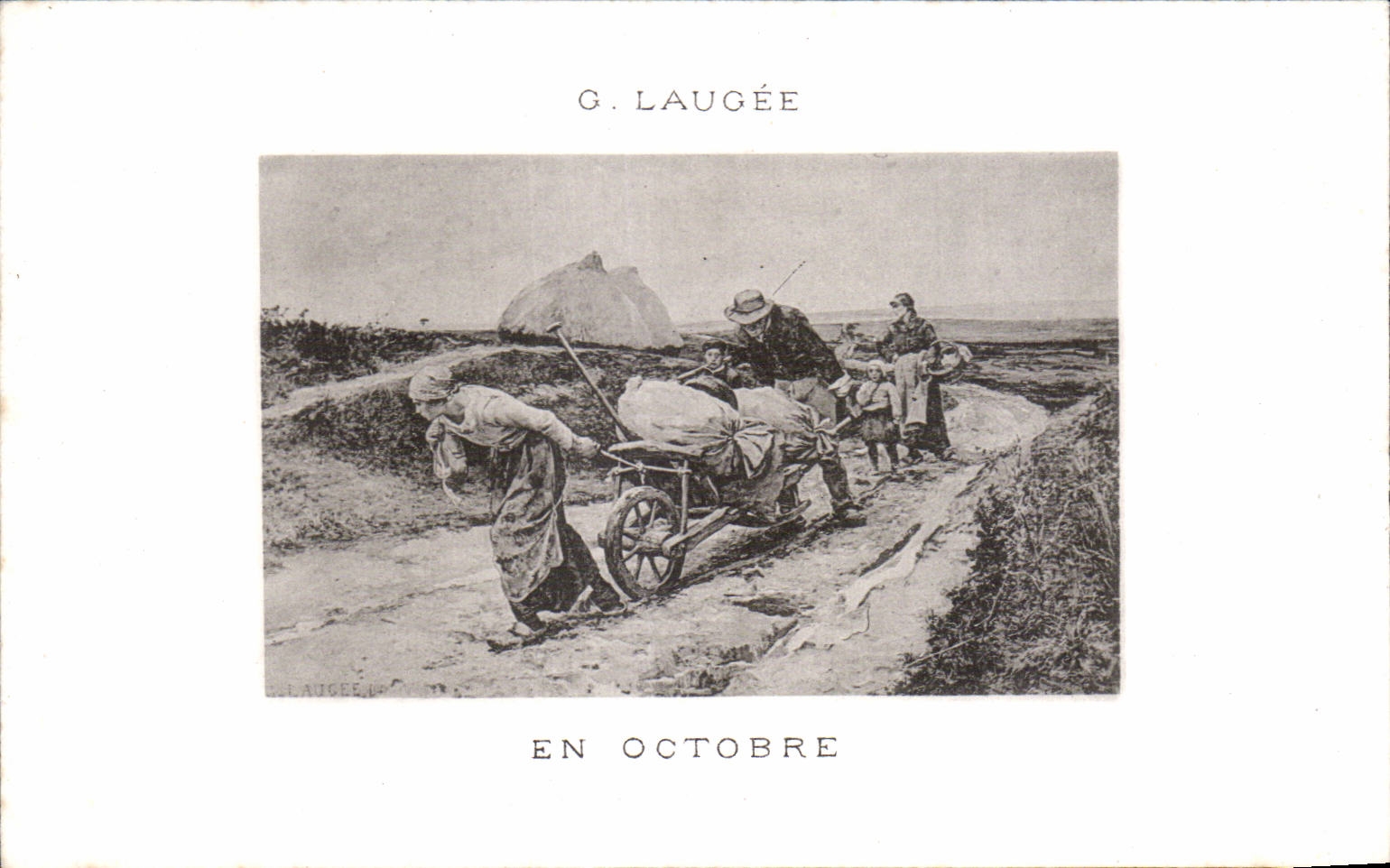 Scène de campagne — En Octobre — G. Laugée