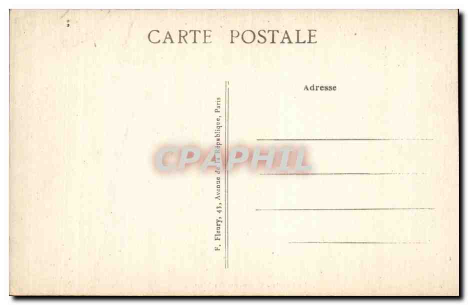 La Crypte - Ossements des Martyrs — F. Fleury, Paris — Rückseite