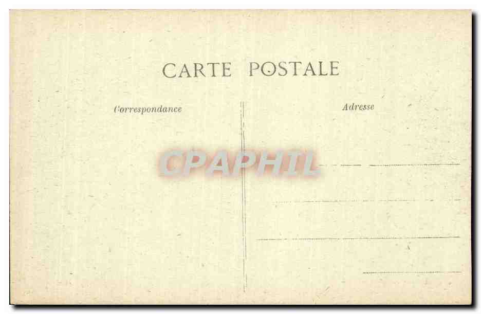 CPA Militaria Reims dans les ruines apres la retraite des allemands Place du palais de justice — Rückseite