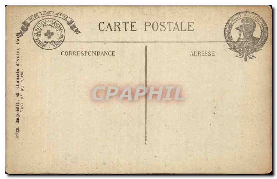 CPA Militaria Musee de l armee Eglise des Invalides — Rückseite