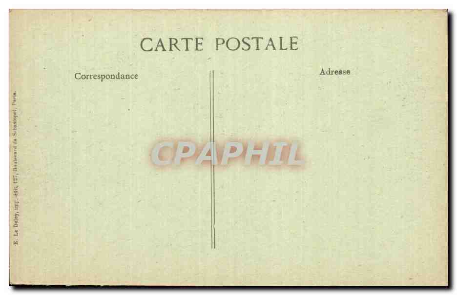 Revue du 14 juillet 1917 — Place de la Nation — E. Le Dolly, impr. 4610, Boulevard de S. Nazaire, Paris — Reverso