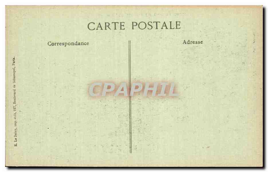 CPA Militaria Revue du 14 juillet 1917 Place de la Bastille — Rückseite