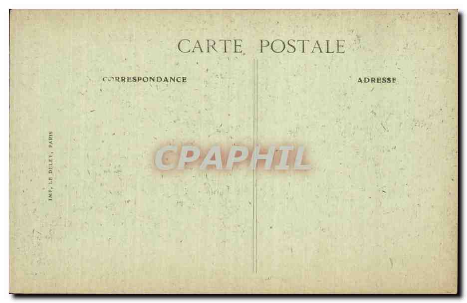 Les Fêtes de la Victoire à Paris — Avant le Défilé — 14 Juillet 1919 — Éditeur Le Délèy — Verso