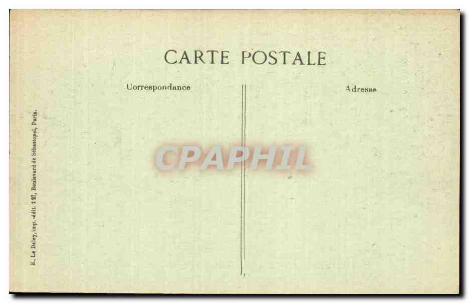 Défilé des Artilleurs à Paris — Place de la Madeleine en 1916 — Éditeur B.D. (B. Daly) — Reverso