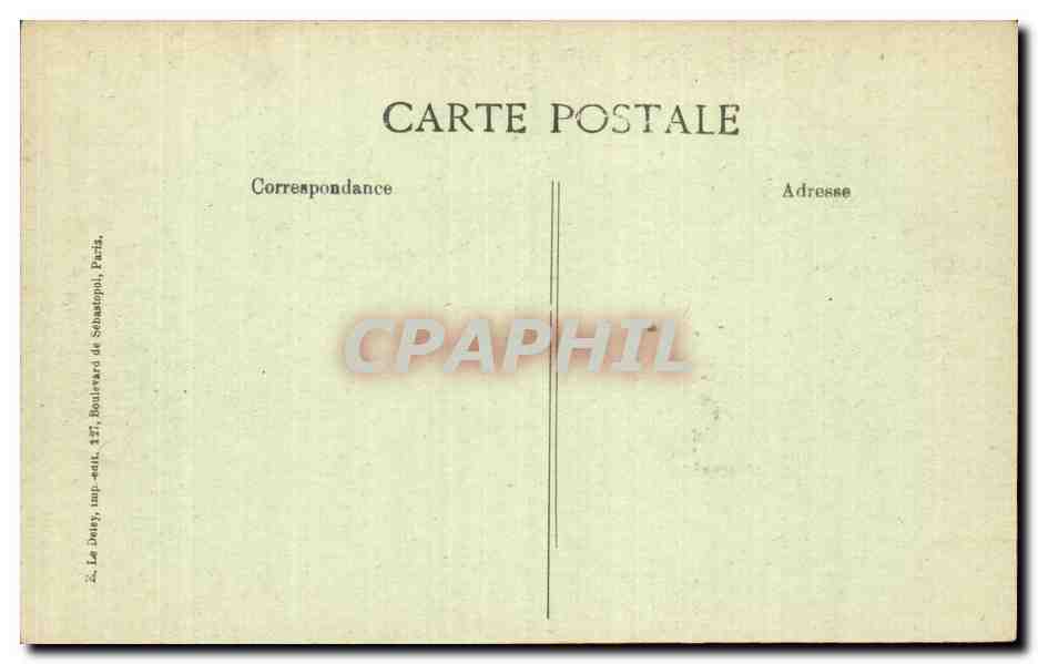 Militärparade in Paris — 14. Juli 1916 — vor der Madeleine — Rückseite