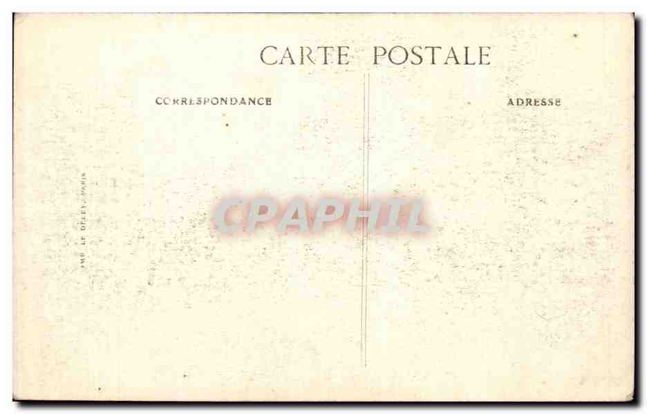 CPA Militaria Paris Fetes de la Victoire 14 juillet 1919 Avant le defile Le Cenotaphe deplace Arc de triomphe  — Verso