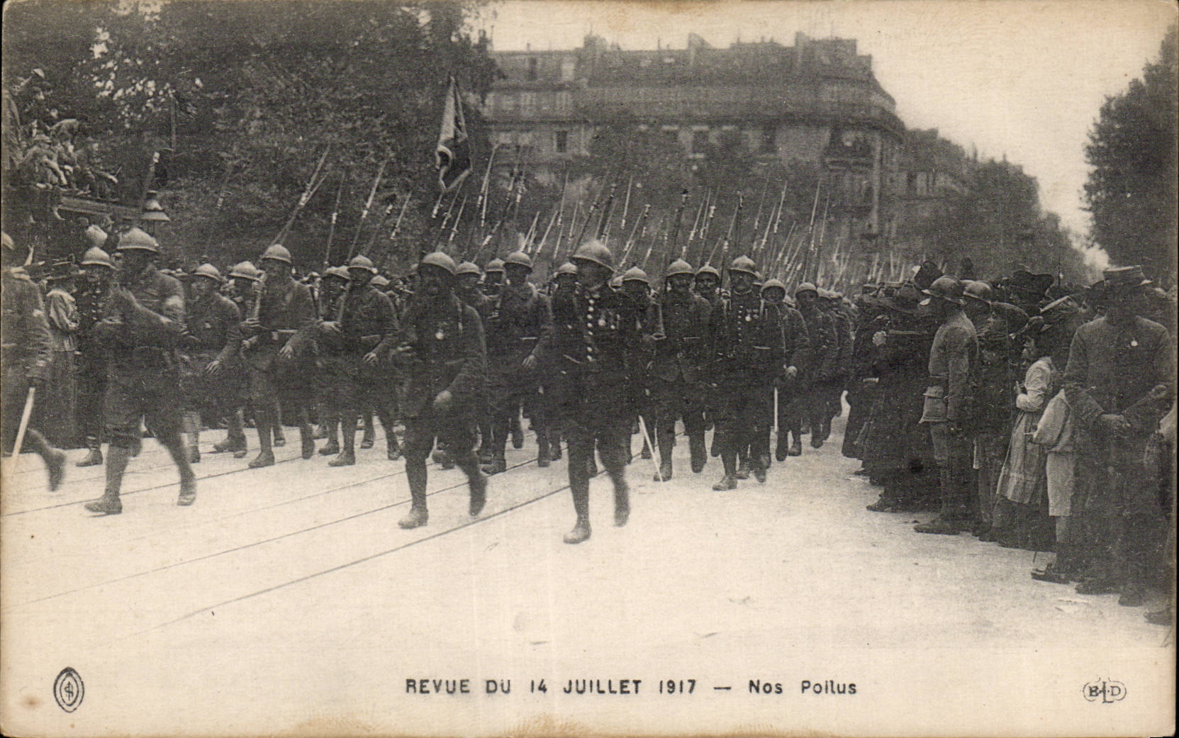 Revue du 14 juillet 1917 — Nos Poilus