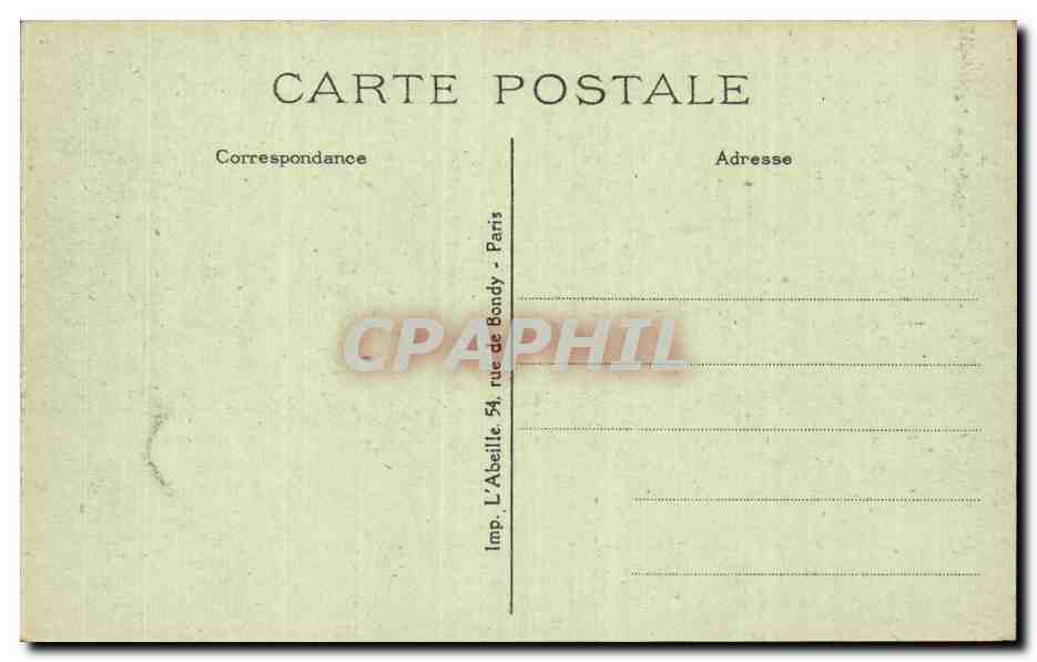 Paris — Les Fêtes de la Victoire — 14 Juillet 1919 — Le Cénotaphe élevé à la Mémoire des Glorieux Morts pour la Patrie — Le Président de la République prononçant son discours — Verso
