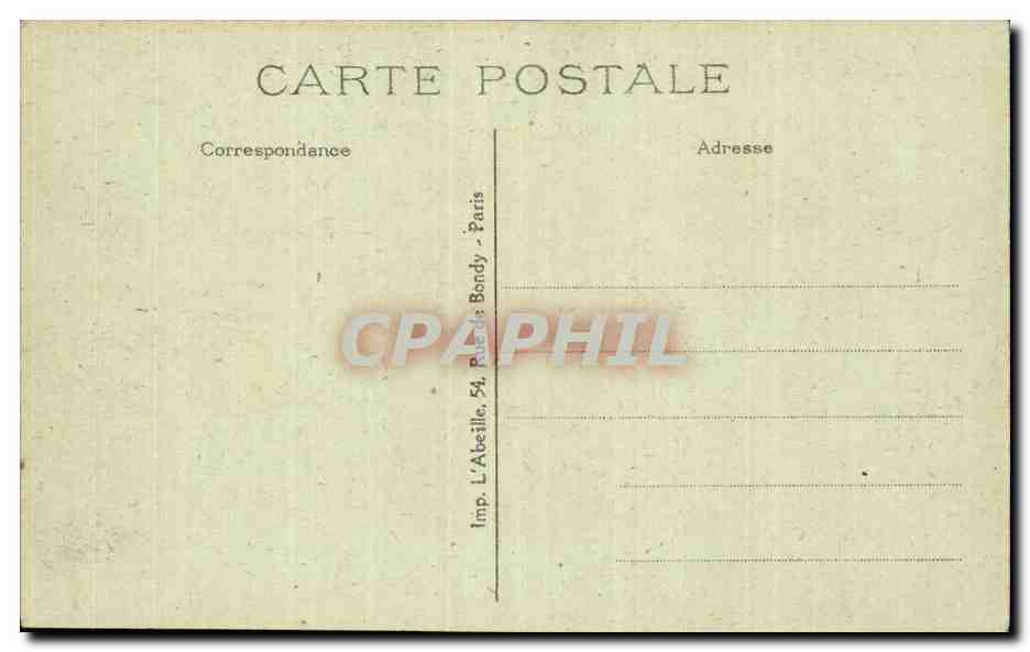 Paris — Die Feier der Sieges — 14. Juli 1919 — Marschälle Foch und Joffre — Rückseite