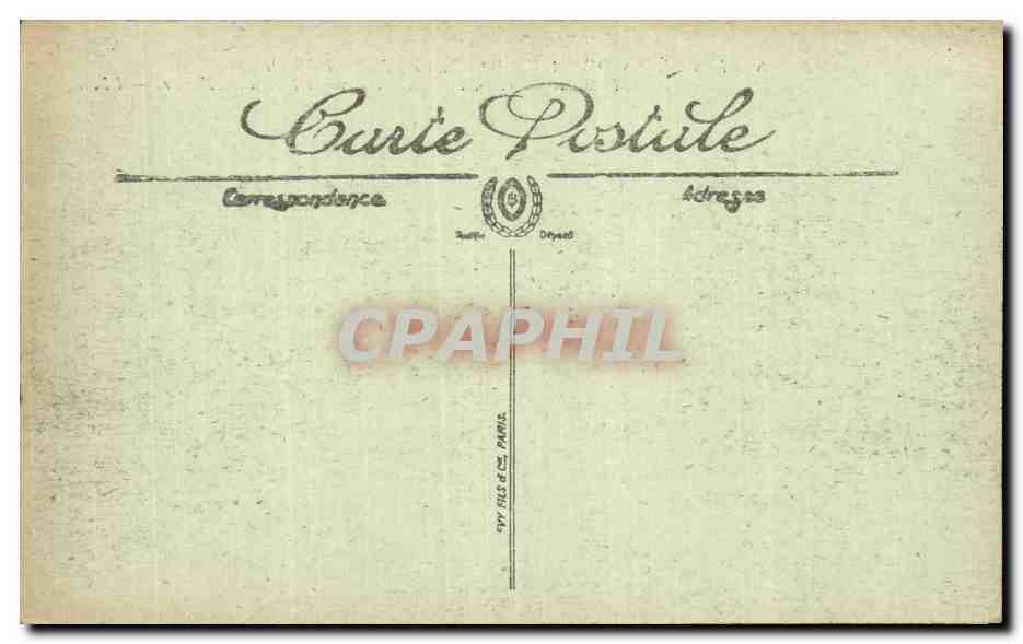 Fêtes de la Victoire — 14 juillet 1919 — Salut du Conseil Municipal aux Marechaux de France — Éditeur : Curie Postale — Reverso