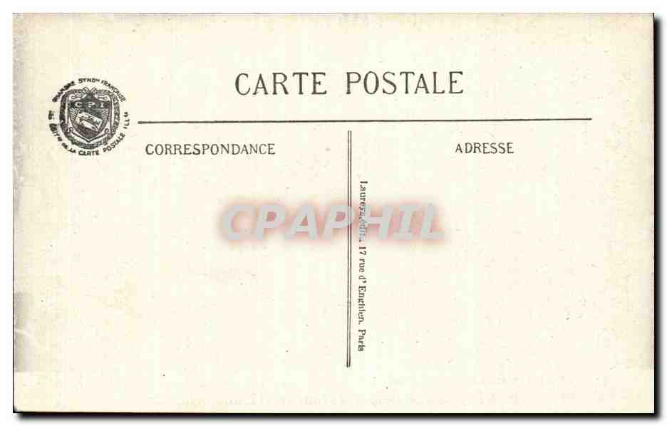 CPA Militaria Paris Un 14 juillet historique Les mitrailleurs belges devant la tribune officielle — Verso