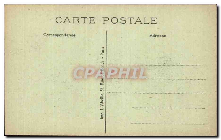 CPA Militaria Paris Les fetes de la Victoir 14 juillet 1919 Le defile de nos glorieux mutiles — Verso