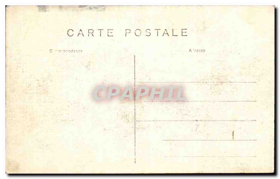 CPA Militaria Paris Le defile de la victoire 14 juillet 1919 En tete du cortege le groupe des mutiles passe sous l arc  — Verso