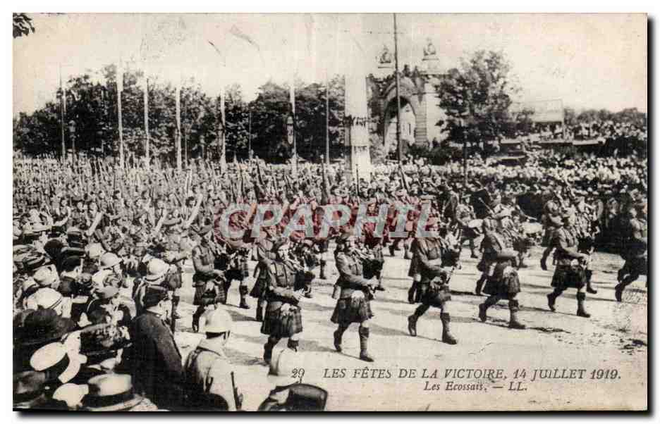 Die Siegesfeier, 14. Juli 1919 — Die Schotten — LL. n°29