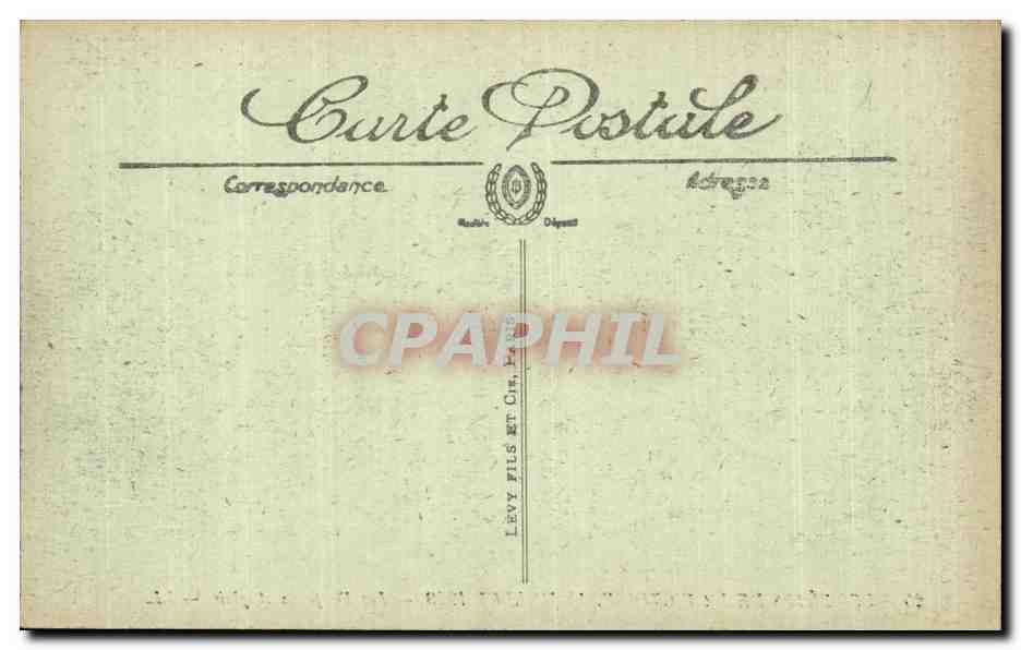 CPA Militaria Paris Fetes de la Victoire 14 juillet 1919 Les drapeaux anglais Arc de Triomphe  — Verso