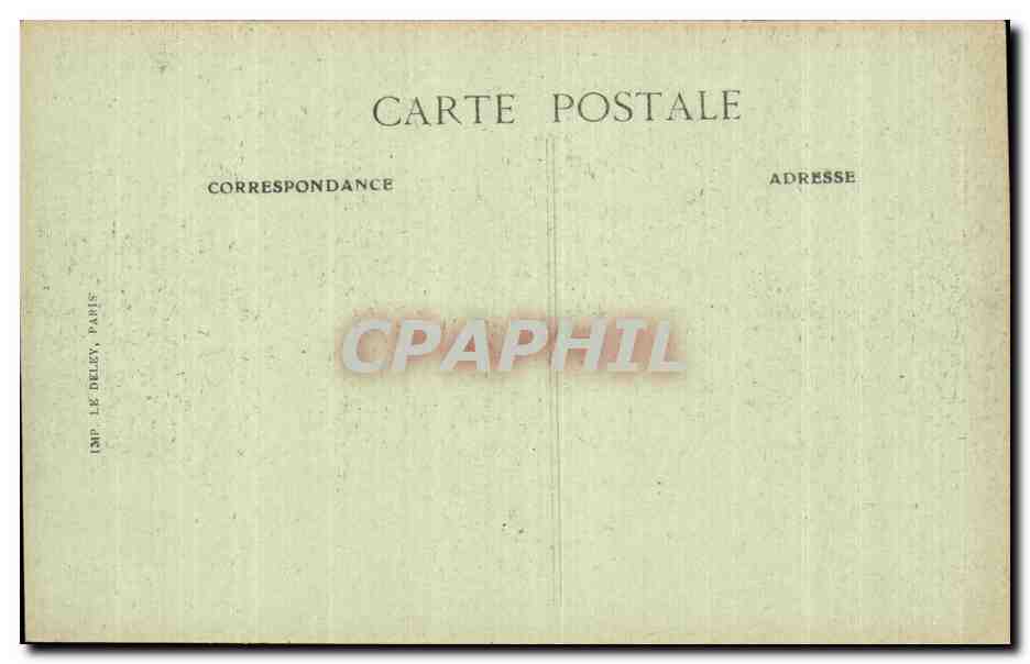 CPA Militaria Paris 14 juillet 1919 Le defile Le general Gouraud — Verso