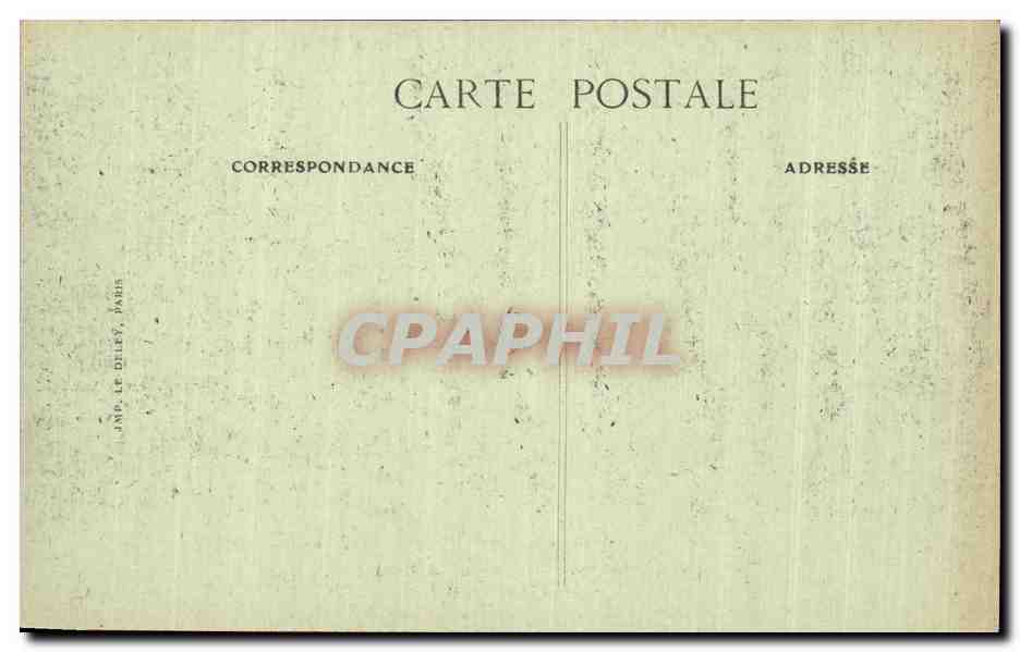 CPA Militaria Paris 14 juillet 1919 Avant le defile Le Cenotaphe deplace  — Verso