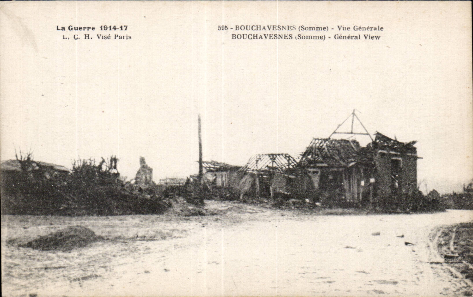 Bouchavesnes (Somme) — Vue Générale — L. C. H. Visé Paris, n° 595