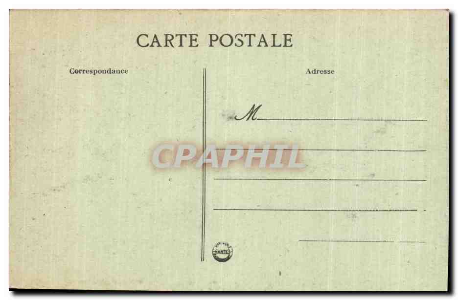 Roye (Somme) — La devastación alemana — L. C. H. París, n° 603 — Reverso