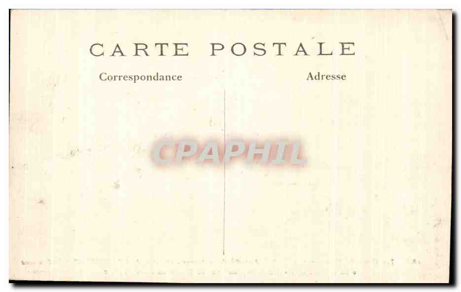 CPA Militaria La grande guerre Bataille de la Marne Chateau de Mondement pres Sezanne Les effets d un obus de 75  — Rückseite