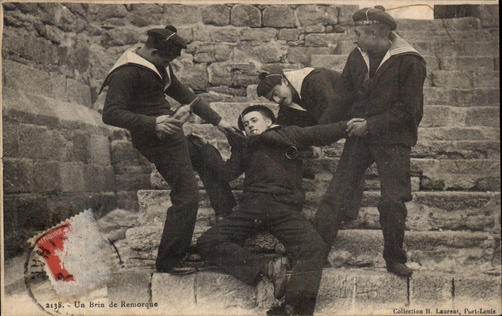 Un Brin de Remorque — Colección H. Laurent, Port-Louis