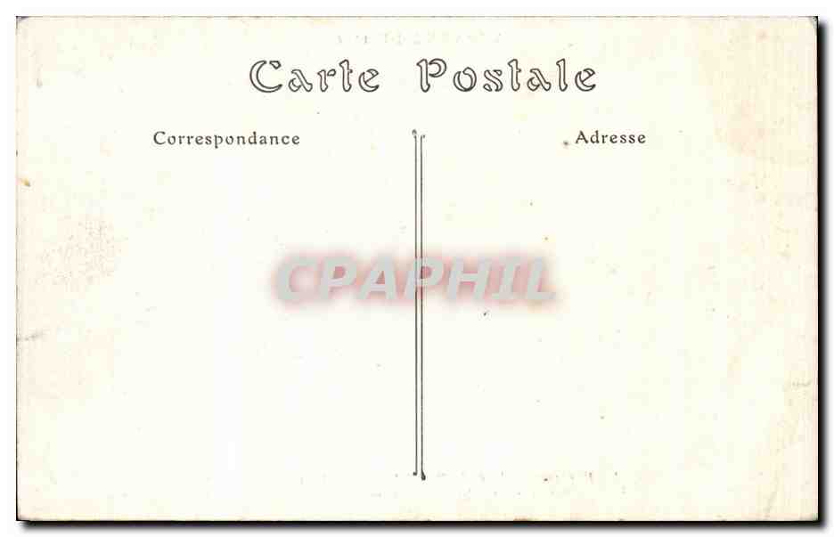 CPA Militaria Campagne 1914 La rue principale a Termonde apres le bombardement  — Rückseite