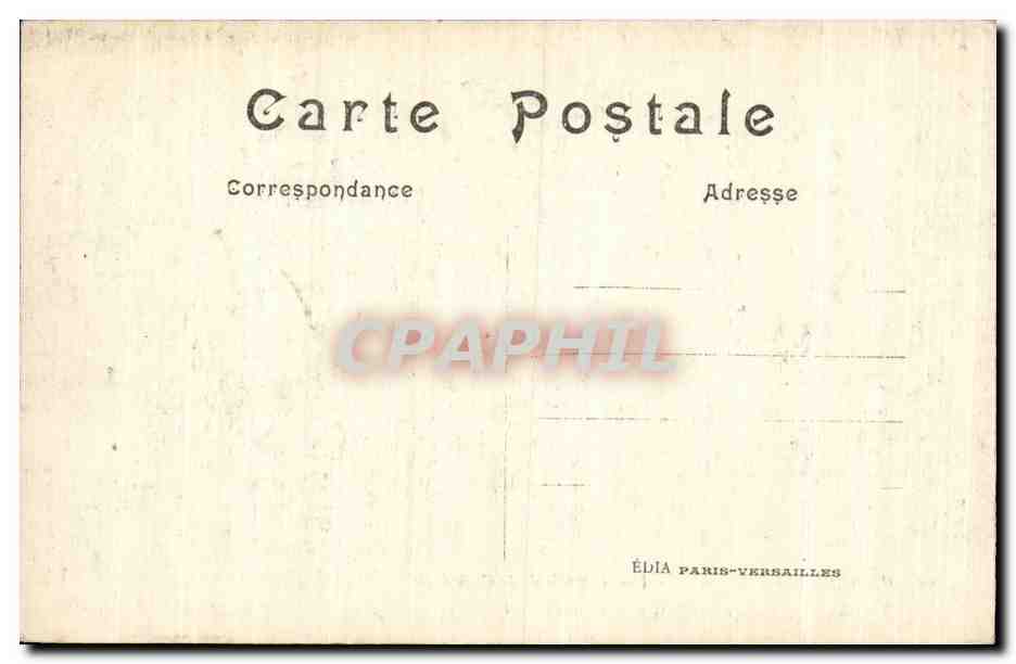 CPA Militaria Le crime de Reims Une rue pres de la cathedrale  — Rückseite