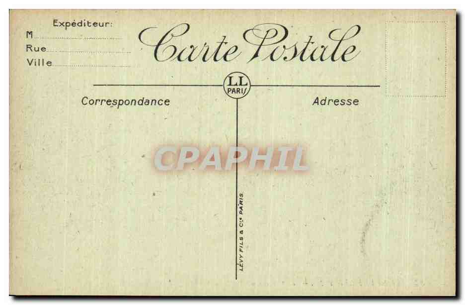 CPA Militaria Paris 11 novembre 1920 Le cortege a l entree des Champs Elysees — Verso