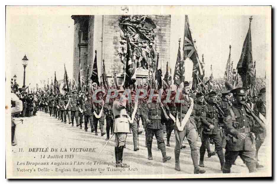Siegesparade — 14. Juli 1919 — Arc de Triomphe