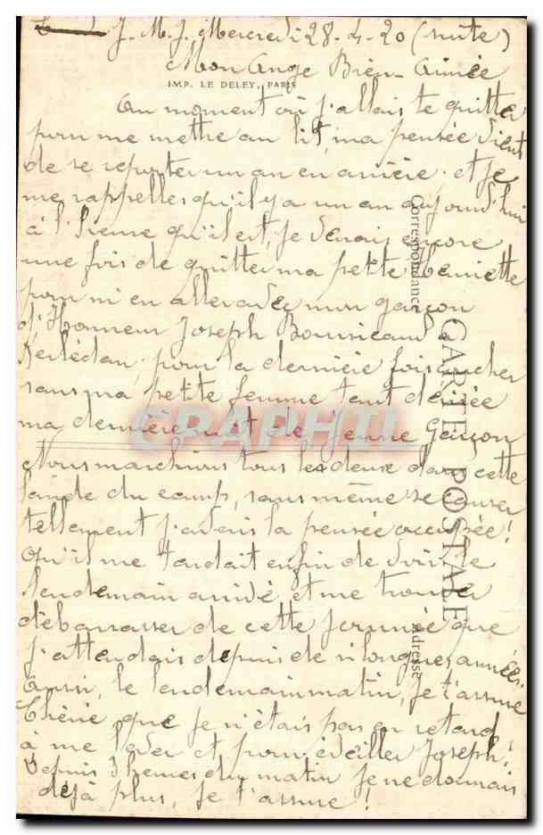 CPA Militaria Fetes de la Victoire 14 juillet 1919 Avant le defile Les marechaux Petain et Foch  — Verso