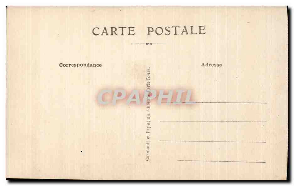 CPA Militaria 14 juillet 1919 Le general Montuori a la tete des troupes italiennes  — Verso
