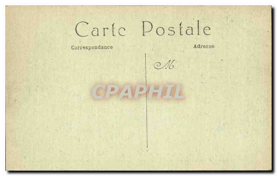 CPA Militaria Paris 14 juillet 1919 Fetes de la Victoire Illuminations de l hotel de ville  — Verso