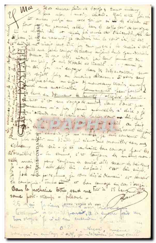CPA Militaria Paris 14 juillet 1919 Le Cenotaphe La nuit sous l arc de Triomphe  — Rückseite